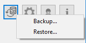 Backup/Restore Menu